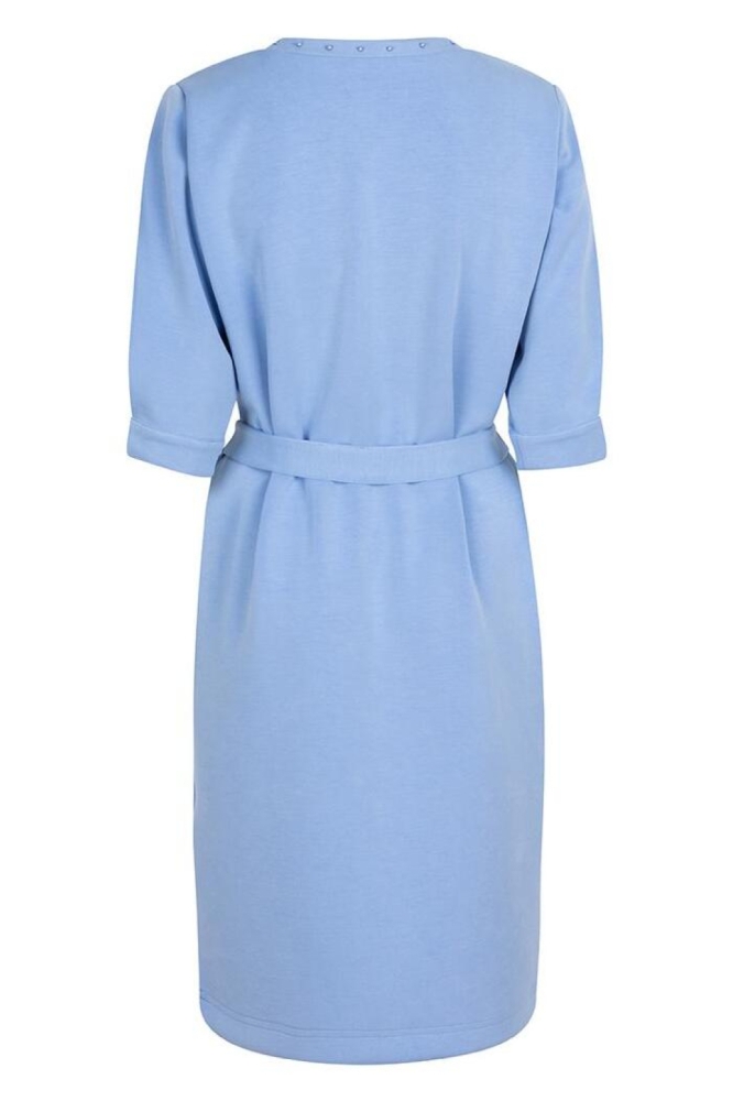 DRESS EMBELLISHMENT MODAL SP25 05000 600 Blue